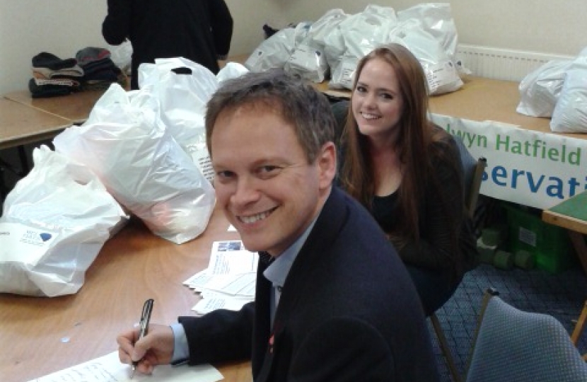 Grant and Rachael write letters to Charlie and other servicemen and women.  