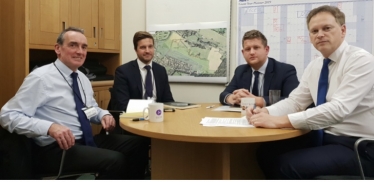 Left to Right – Mark Sesnan (Managing Director), Joseph Rham (Regional Director), Matt Perren (Head of Services), Grant